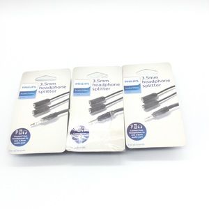 - Philips headphone splitter. New 3 pk